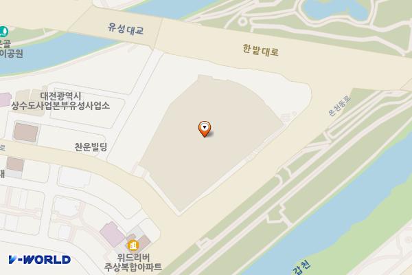 홈플러스(주)유성점 위치 지도 — 대전광역시 유성구 한밭대로 502 (봉명동)