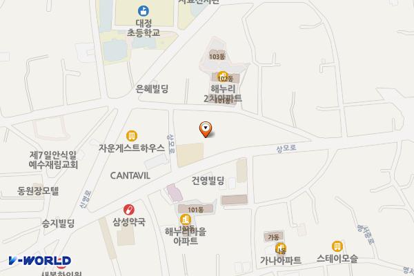 대정상모 공영노외1주차장 위치 지도 — 제주특별자치도 서귀포시 대정읍 상모리 3964-1
