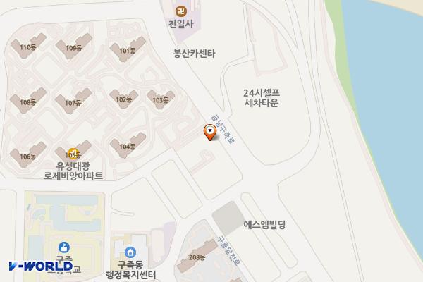 구즉청소년문화의집 1층 위치 지도 — 대전광역시 유성구 금남구즉로 1428 (봉산동)