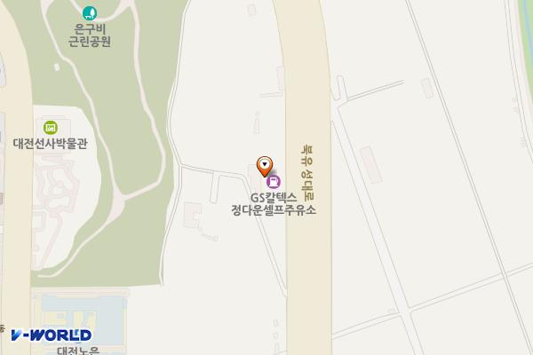 GS정다운주유소 위치 지도 — 대전광역시 유성구 북유성대로 51 (노은동)