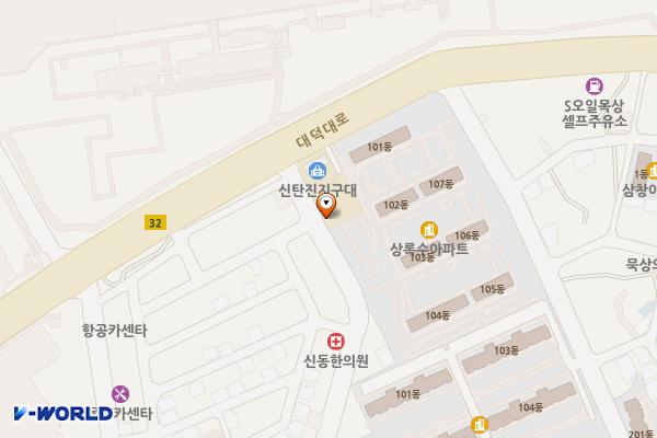목상동행정복지센터 위치 지도 — 대전광역시 대덕구 대덕대로1470번길 7 (목상동, 목상동행정복지센터)