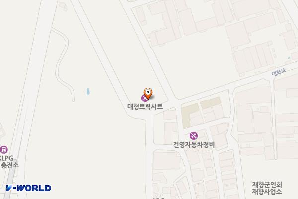 산업용재유통단지 위치 지도 — 대전광역시 대덕구 대화로 160(대화동)
