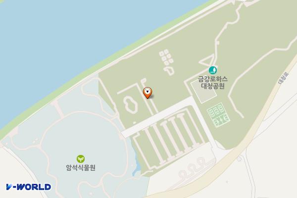금강로하스 대청공원(2) 공중화장실 위치 지도 — 대전광역시 대덕구 미호동57-1
