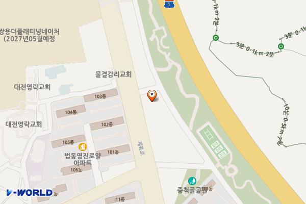 선비사우나(키즈랜드) 위치 지도 — 대전광역시 대덕구 계족로 720(법동)