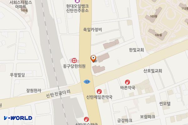 보훈병원 뒷산쉼터 위치 지도 — 대전광역시 대덕구 신탄진동산2-35번기