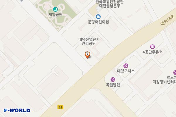 대덕산업단지관리공단 주유사업소 위치 지도 — 대전광역시 대덕구 문평동로 2 (문평동)