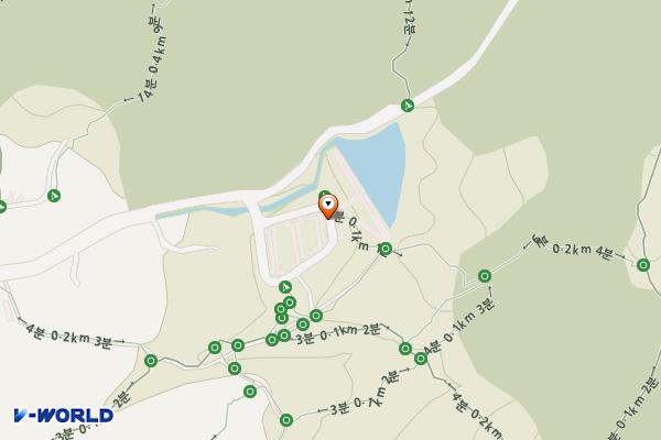 산중골 주차장 위치 지도 — 대전광역시 대덕구 계족로740번길 114 (읍내동)
