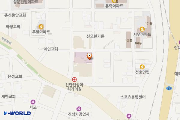 대덕구 보건소 위치 지도 — 대전광역시 대덕구 석봉로38번길 55 (석봉동)
