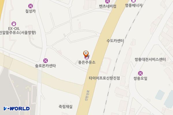 용은주유소 위치 지도 — 대전광역시 대덕구 신탄진로 559(상서동)