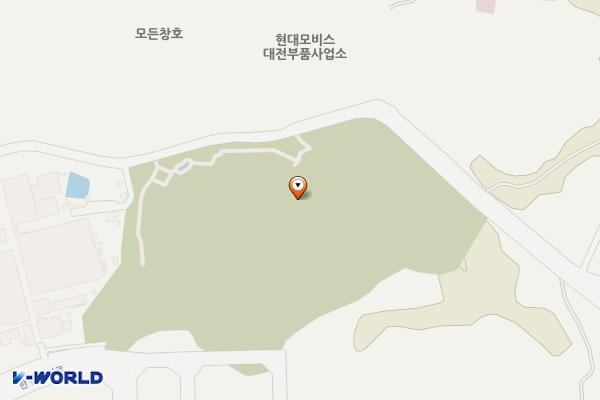 신탄진동 등산로 위치 지도 — 대전광역시 대덕구 신탄진동산29-3번지