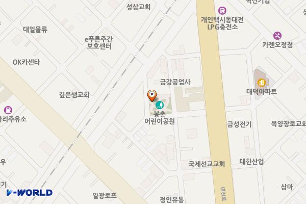 오정중앙경로당 위치 지도 — 대전광역시 대덕구 대전로1087번길 22 (오정동, 노인회관)