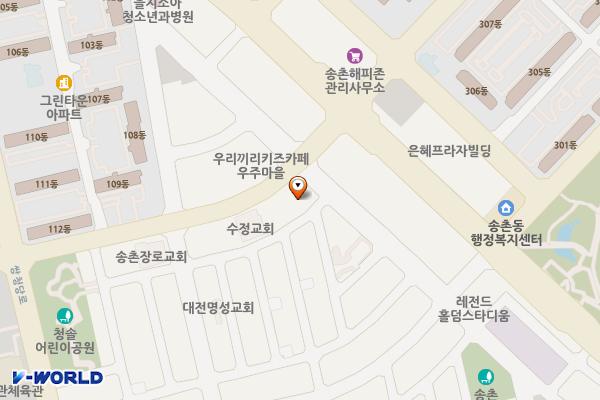 은성빌딩 위치 지도 — 대전광역시 대덕구 송촌북로36번길 24(송촌동)