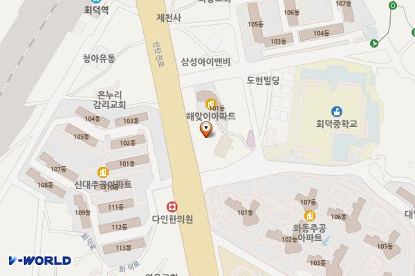 회덕으뜸주유소 위치 지도 — 대전광역시 대덕구 신탄진로 222(와동)