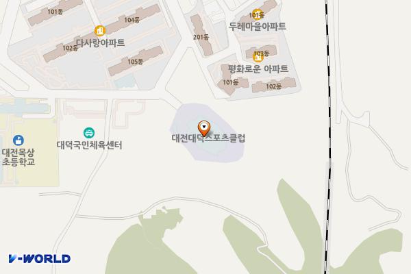대덕문화체육관 위치 지도 — 대전광역시 대덕구 대덕대로1486번길 85 (목상동, 대덕문화체육관)