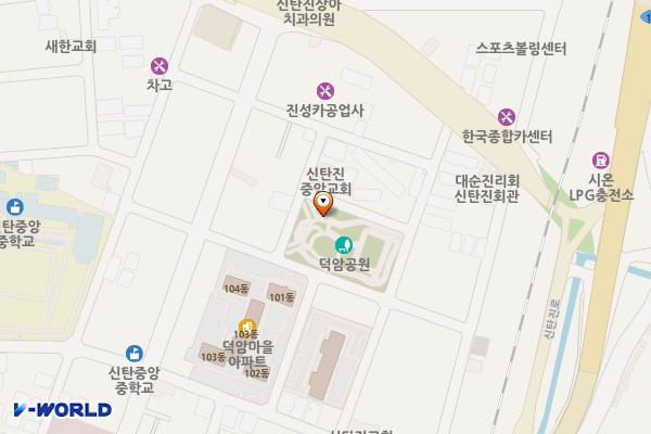 덕암어린이공원 공중화장실 위치 지도 — 대전광역시 대덕구 덕암로246번길 21(덕암동)