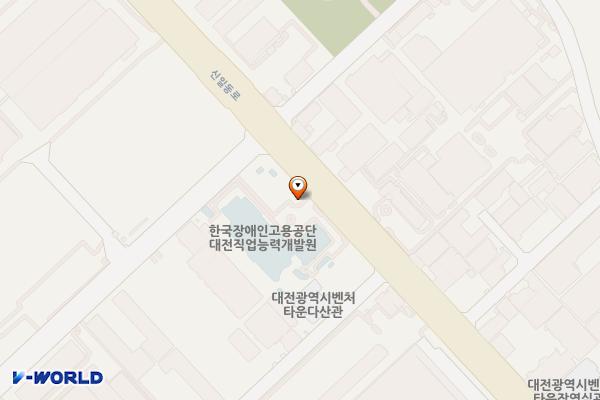 대전직업능력개발원 본관 2층 위치 지도 — 대전광역시 대덕구 신일동로 70