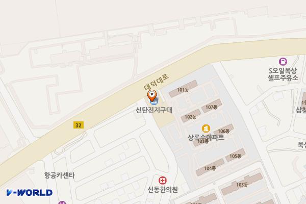 대덕경찰서 신탄진지구대 위치 지도 — 대전광역시 대덕구 대덕대로 1472(목상동)