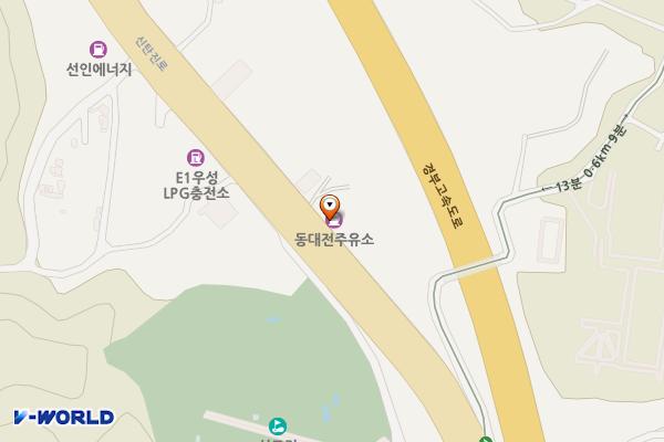 동대전주유소 위치 지도 — 대전광역시 대덕구 신탄진로 60(연축동)