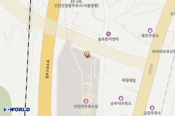 신탄진(서울)휴게소 위치 지도 — 대전광역시 대덕구 산업단지로 27, 신탄진(서울)휴게소