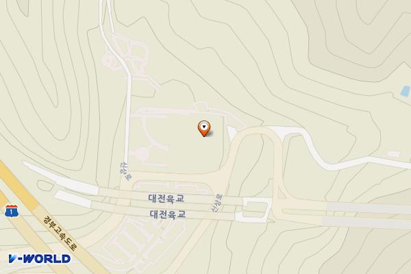 길치근린공원(2) 위치 지도 — 대전광역시 대덕구 비래동 산 28-6