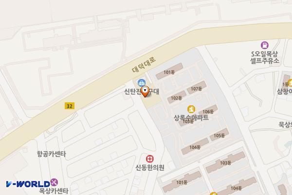 을미기공원(2) 공중화장실 위치 지도 — 대전광역시 대덕구 대덕대로1448번길 120 (신일동)