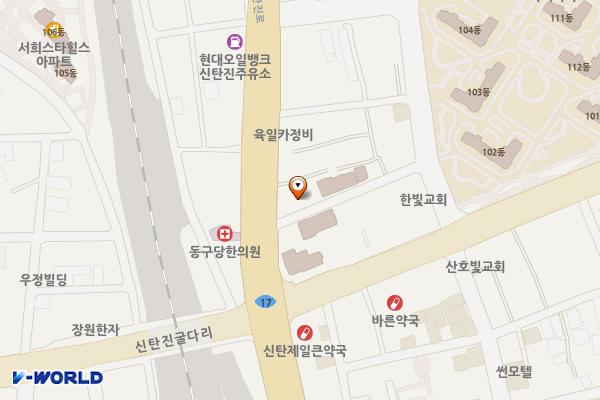 드림빌딩 위치 지도 — 대전광역시 대덕구 신탄진로 836(신탄진동)