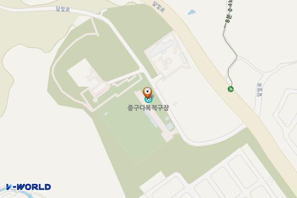 중구다목적구장 위치 지도 — 울산광역시 중구 달빛로 65-23