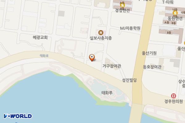 태화종합시장 고객지원센터 위치 지도 — 울산광역시 중구 화진길 20-4