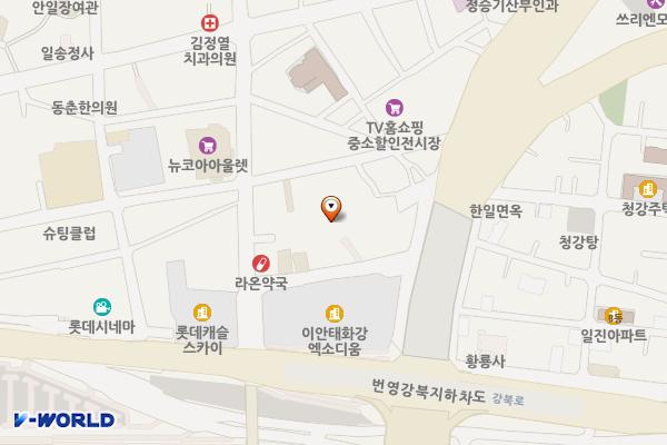 학성다목적체육관 위치 지도 — 울산광역시 중구 번영로 319