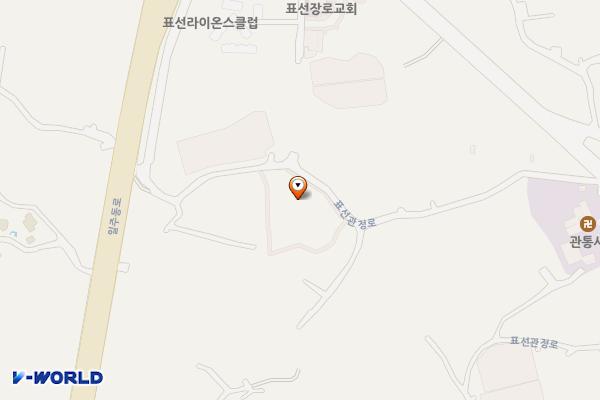 표선의례회관 앞 공영주차장 위치 지도 — 제주특별자치도 서귀포시 표선면 표선리 2103