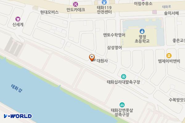 태화강순두부 위치 지도 — 울산광역시 중구 오산5길 21(태화동)