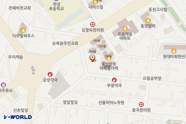 반구 공영주차장 위치 지도 — 울산광역시 중구 반구정14길 13