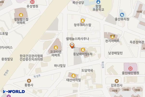 구역전시장 고객지원센터 위치 지도 — 울산광역시 중구 구역전길 24-4