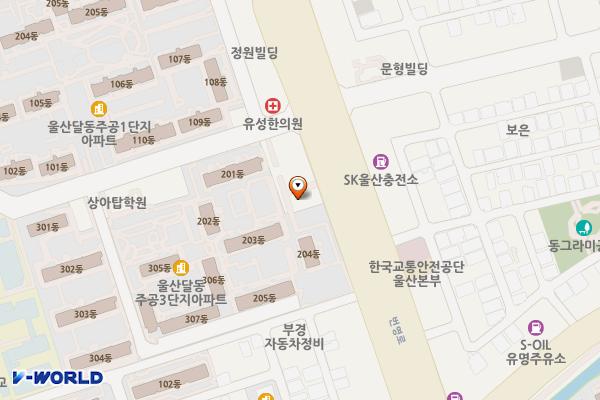 울산달동우체국 화장실 위치 지도 — 울산광역시 남구 번영로 99