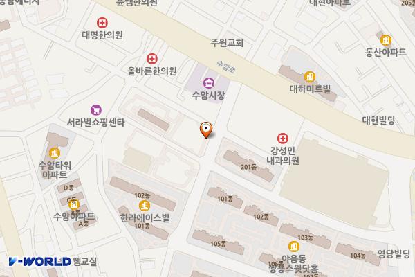 수암상가시장 화장실 위치 지도 — 울산광역시 남구 수암로128번길 12