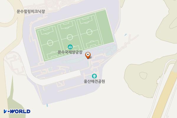 문수국제양궁장(동편) 화장실 위치 지도 — 울산광역시 남구 남부순환도로 209
