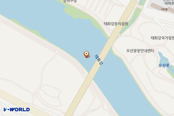 은하수다리하부화장실 위치 지도 — 울산광역시 남구 남산로 171