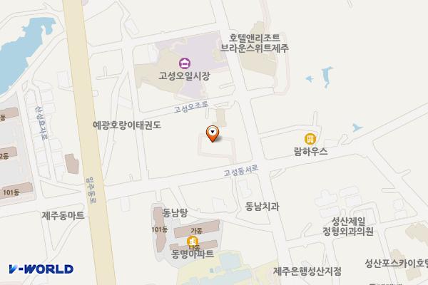 고성리 구보건지소 공영주차장 위치 지도 — 제주특별자치도 서귀포시 성산읍 고성리 1192-2