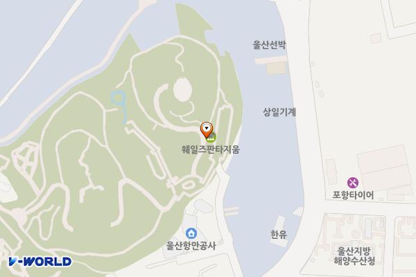 웨일즈 판타지움 화장실 위치 지도 — 울산광역시 남구 장생포고래로 271-1