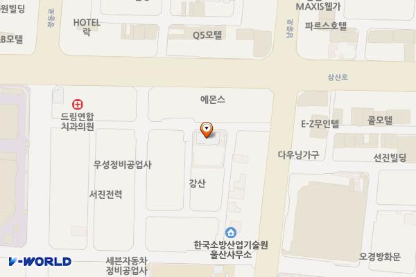 통계청 울산사무소 화장실 위치 지도 — 울산광역시 남구 삼산로366번길 2
