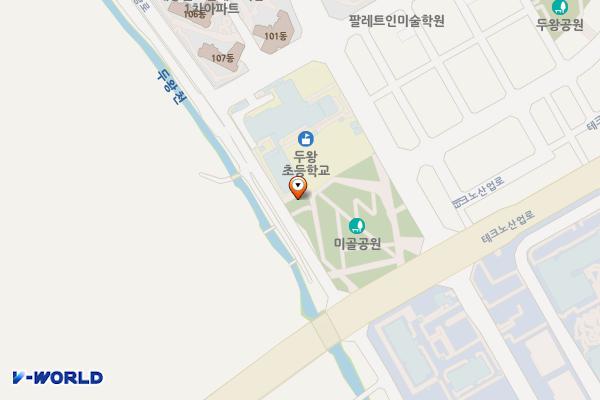 테크노산단 미골공원 화장실 위치 지도 — 울산광역시 남구 신두왕로 152