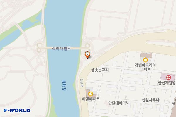 십리대밭교 화장실 위치 지도 — 울산광역시 남구 남산로 353