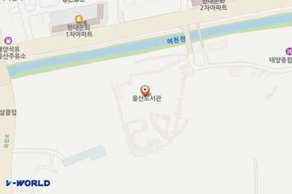 울산도서관 위치 지도 — 울산광역시 남구 꽃대나리로 140