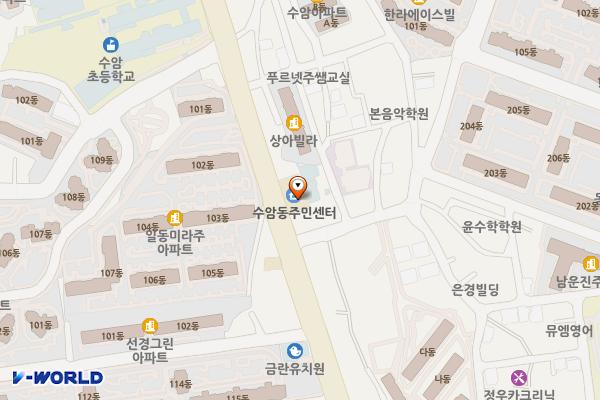 수암동행정복지센터 화장실 위치 지도 — 울산광역시 남구 중앙로 32
