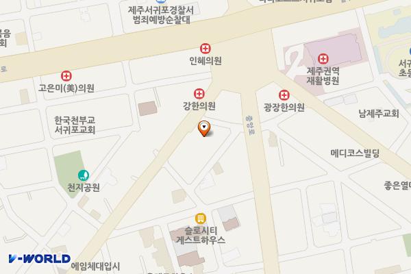 중앙로터리공영주차빌딩 위치 지도 — 제주특별자치도 서귀포시 서문로 7 (서귀동)