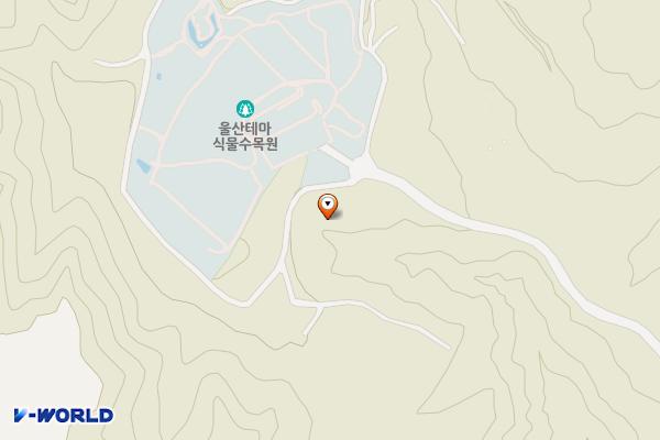 쇠평파크골프장 화장실 위치 지도 — 울산광역시 동구 동부동 산 153