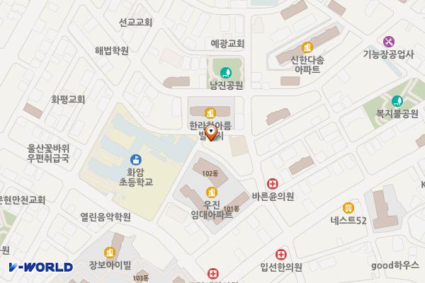 문현시장다동상가 위치 지도 — 울산광역시 동구 문재 3길 36