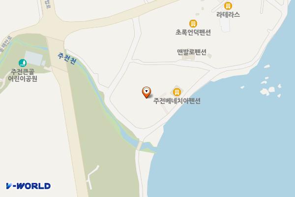 주전군부대화장실 위치 지도 — 울산광역시 동구 주전해안길 296