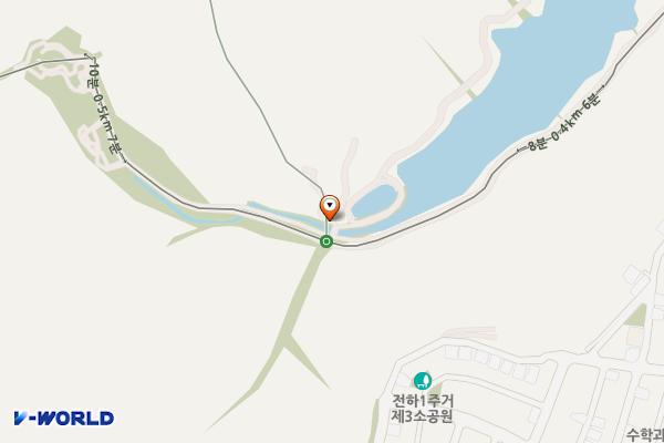 한마음체육공원화장실 위치 지도 — 울산광역시 동구 전하동 산 162-1