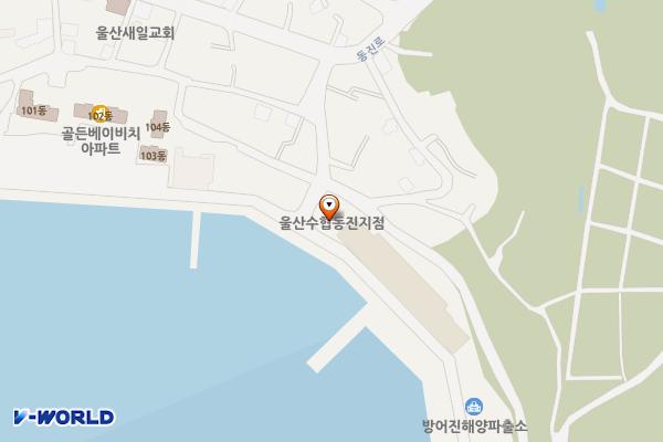 방어진위판장화장실 위치 지도 — 울산광역시 동구 성끝길 2